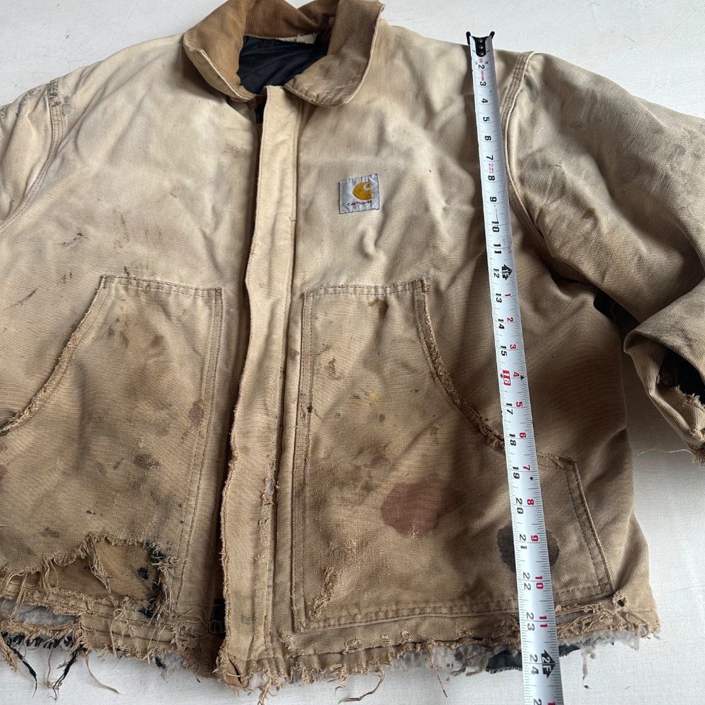 Carhartt Vintage Detroit Distressed Faded Arctic Insulated Jacket - Picture 5 of 9